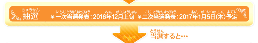 決勝大会までのロードマップ 抽選